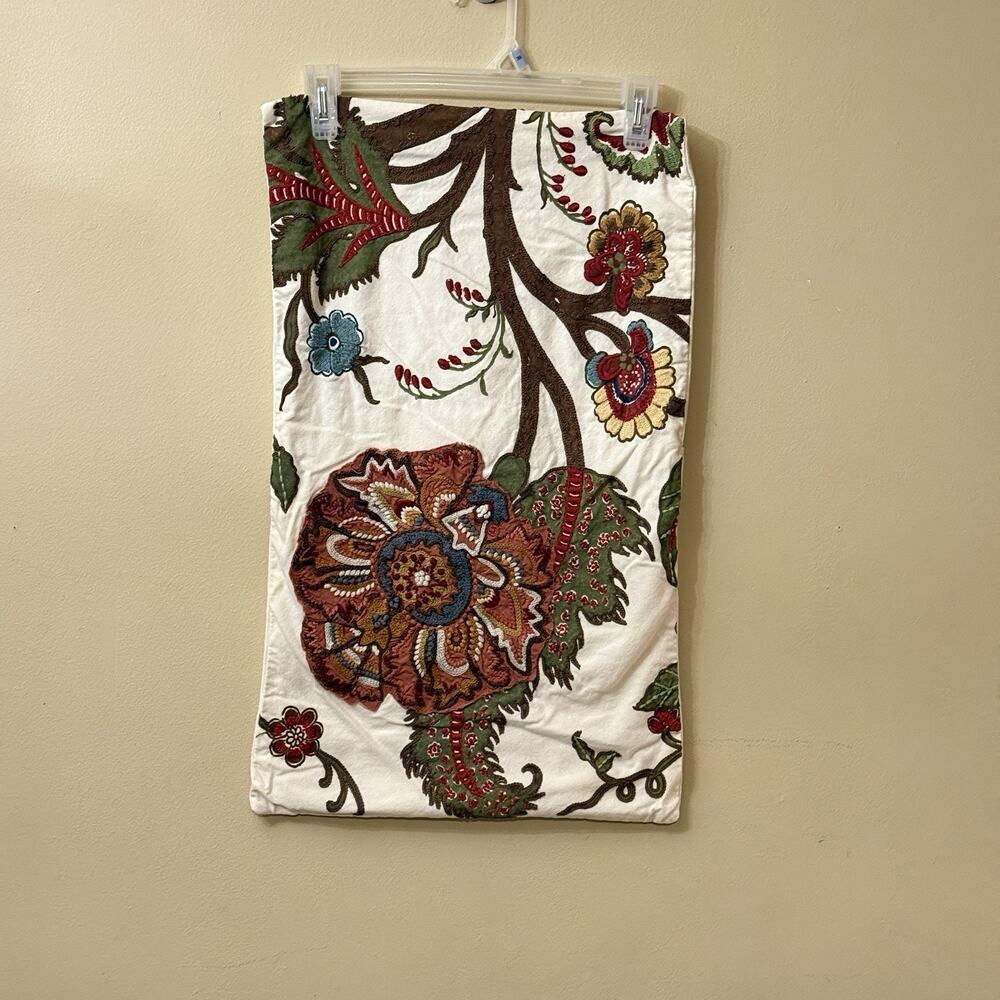Grandmillennial Boho Cottagecore Vintage Floral Pottery Barn Pillow Cover